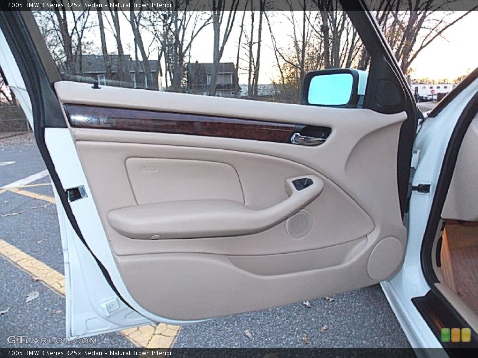 Natural Brown Interior Door Panel for the 2005 BMW 3 Series 325xi Sedan #99443971