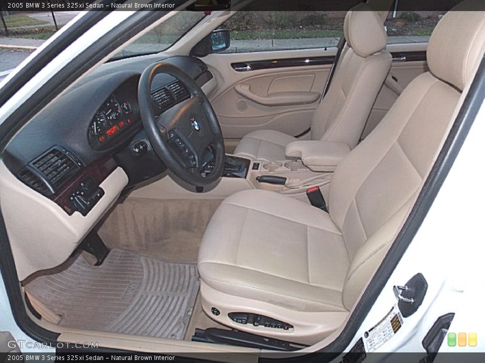 Natural Brown Interior Photo for the 2005 BMW 3 Series 325xi Sedan #99444013
