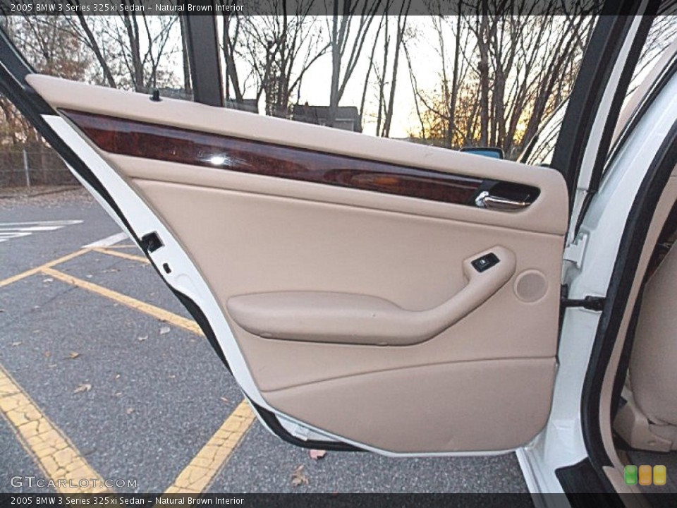 Natural Brown Interior Door Panel for the 2005 BMW 3 Series 325xi Sedan #99444079