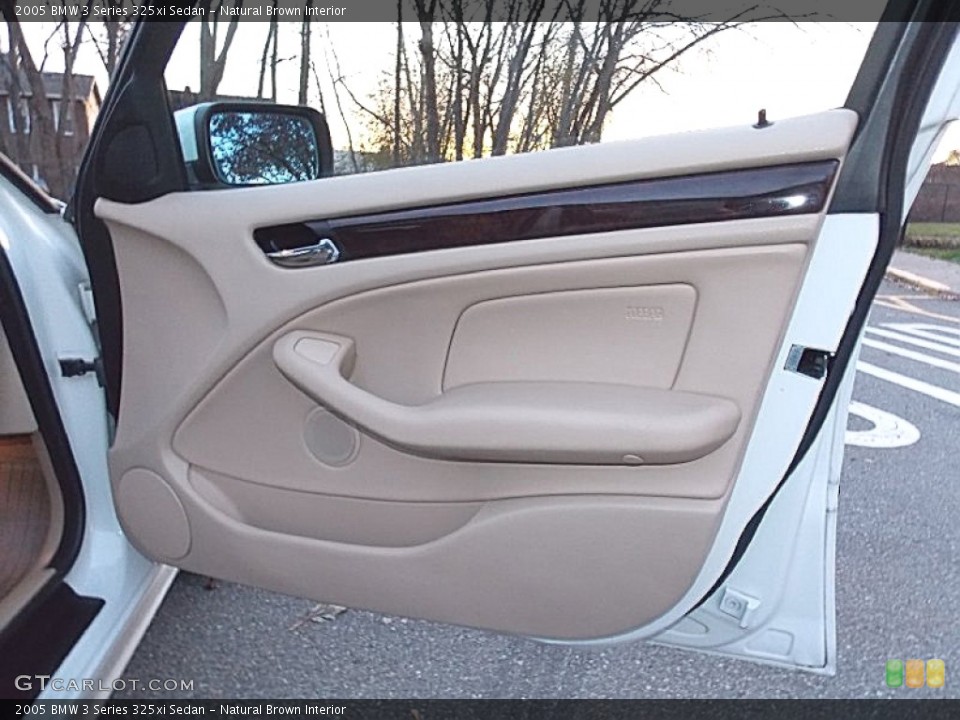 Natural Brown Interior Door Panel for the 2005 BMW 3 Series 325xi Sedan #99444145