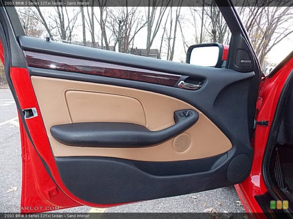 Sand Interior Door Panel for the 2003 BMW 3 Series 325xi Sedan #99444703