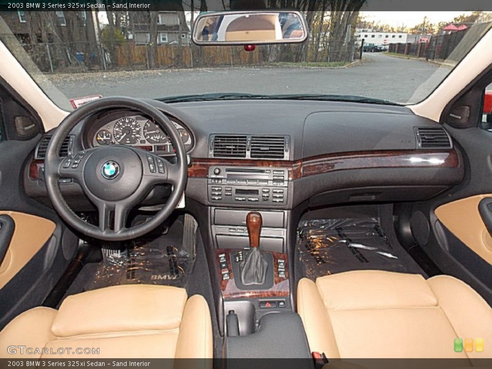 Sand Interior Dashboard for the 2003 BMW 3 Series 325xi Sedan #99444769