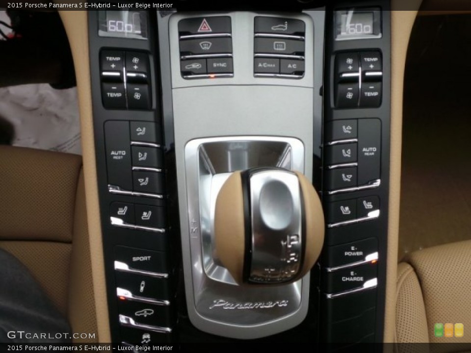 Luxor Beige Interior Controls for the 2015 Porsche Panamera S E-Hybrid #99448490