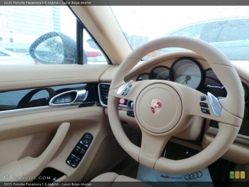Luxor Beige Interior Steering Wheel for the 2015 Porsche Panamera S E-Hybrid #99448595