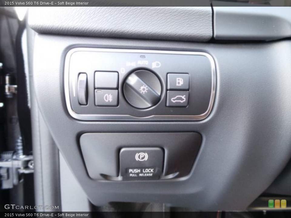 Soft Beige Interior Controls for the 2015 Volvo S60 T6 Drive-E #99448765
