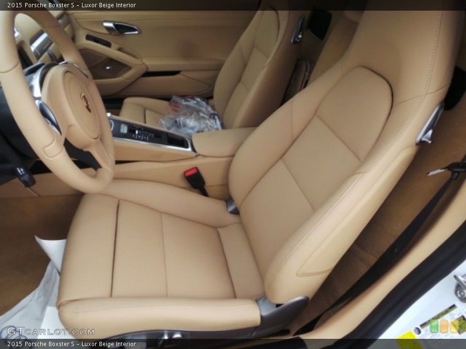 Luxor Beige Interior Front Seat for the 2015 Porsche Boxster S #99448909