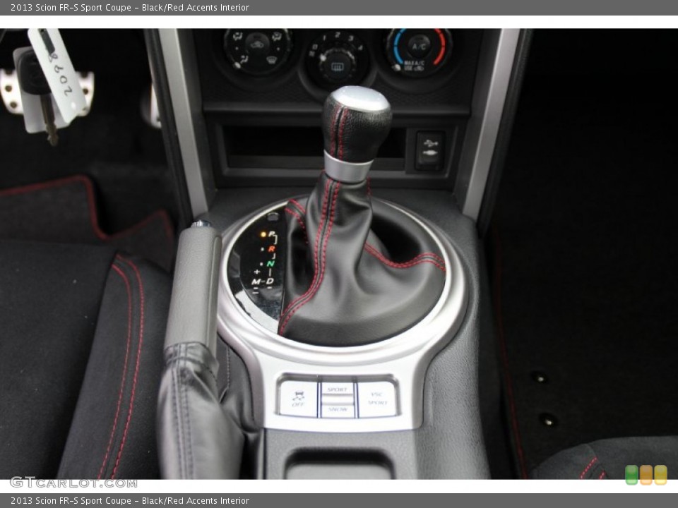 Black/Red Accents Interior Transmission for the 2013 Scion FR-S Sport Coupe #99450052