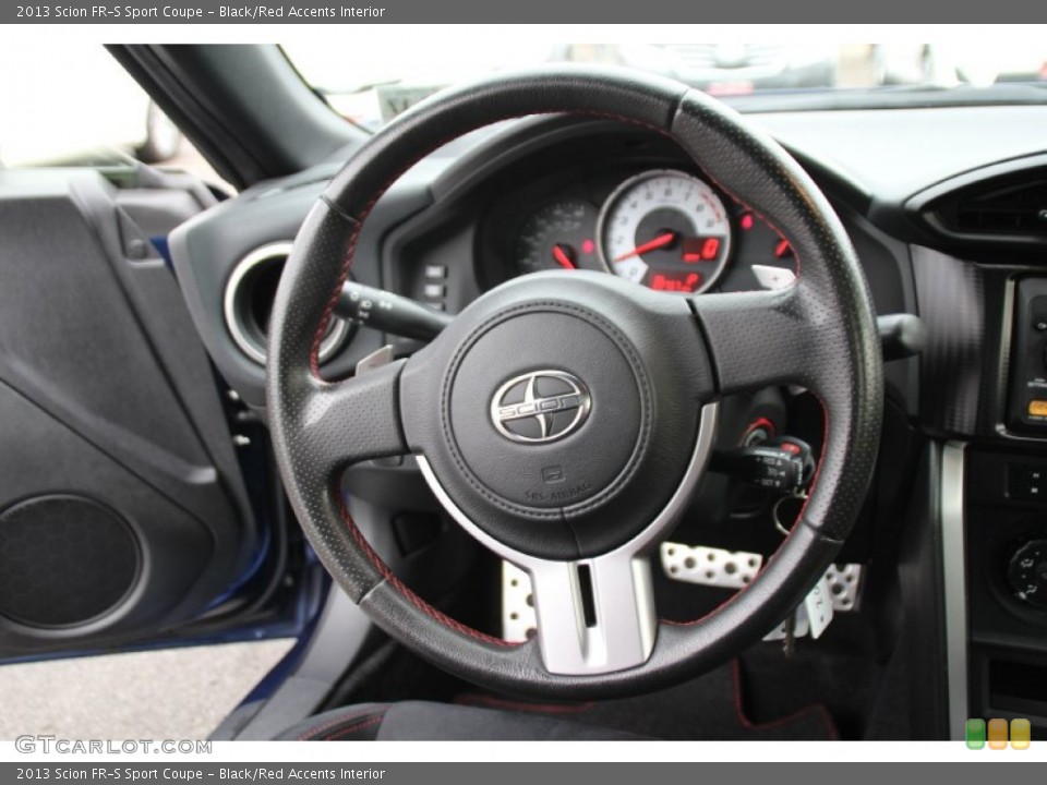 Black/Red Accents Interior Steering Wheel for the 2013 Scion FR-S Sport Coupe #99450067