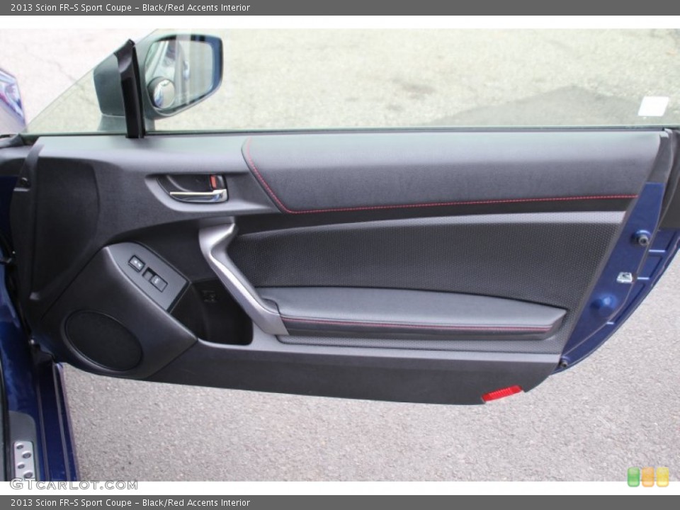 Black/Red Accents Interior Door Panel for the 2013 Scion FR-S Sport Coupe #99450160