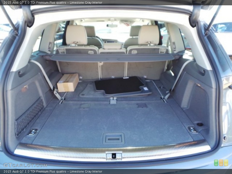 Limestone Gray Interior Trunk For The 2015 Audi Q7 3 0 Tdi