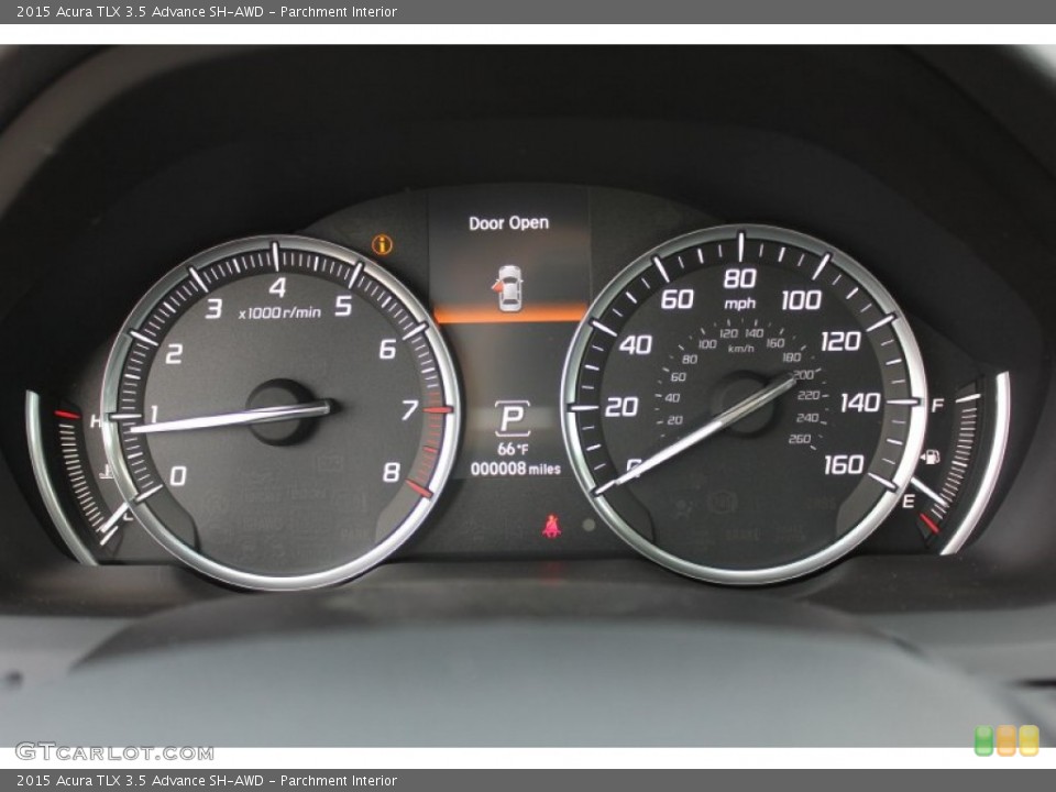 Parchment Interior Gauges for the 2015 Acura TLX 3.5 Advance SH-AWD #99455359
