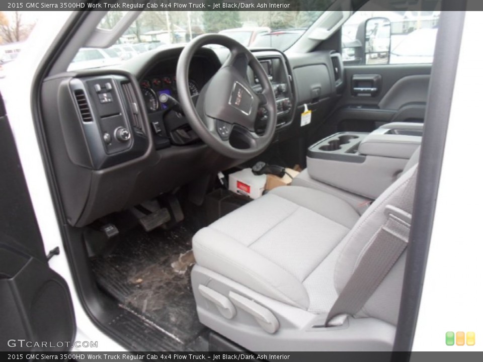 Jet Black/Dark Ash Interior Prime Interior for the 2015 GMC Sierra 3500HD Work Truck Regular Cab 4x4 Plow Truck #99457600