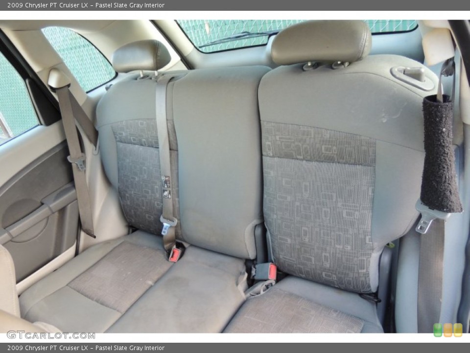 Pastel Slate Gray Interior Rear Seat for the 2009 Chrysler PT Cruiser LX #99459844