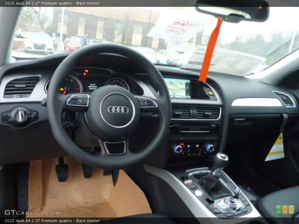 Black Interior Dashboard for the 2015 Audi A4 2.0T Premium quattro #99463018