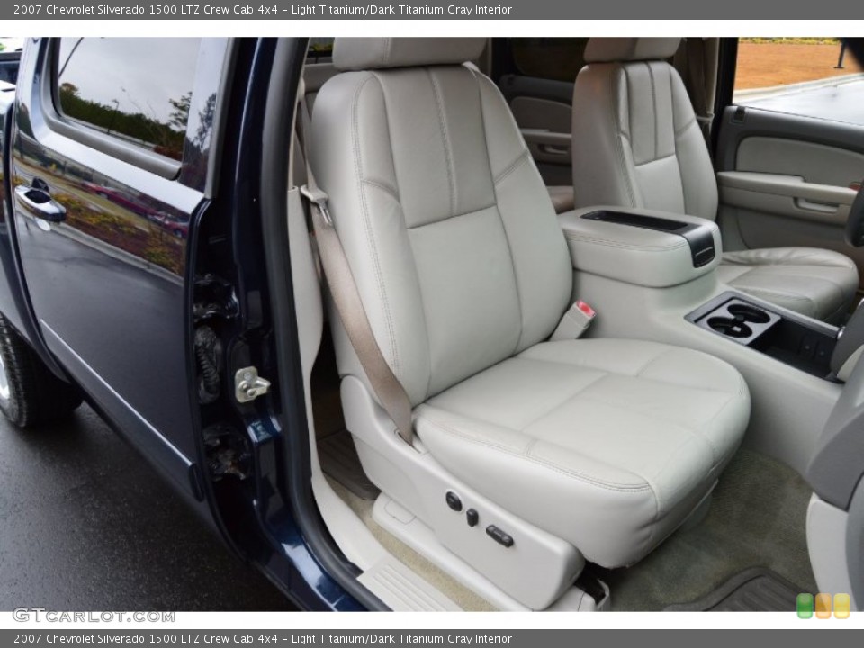 Light Titanium/Dark Titanium Gray Interior Front Seat for the 2007 Chevrolet Silverado 1500 LTZ Crew Cab 4x4 #99463405