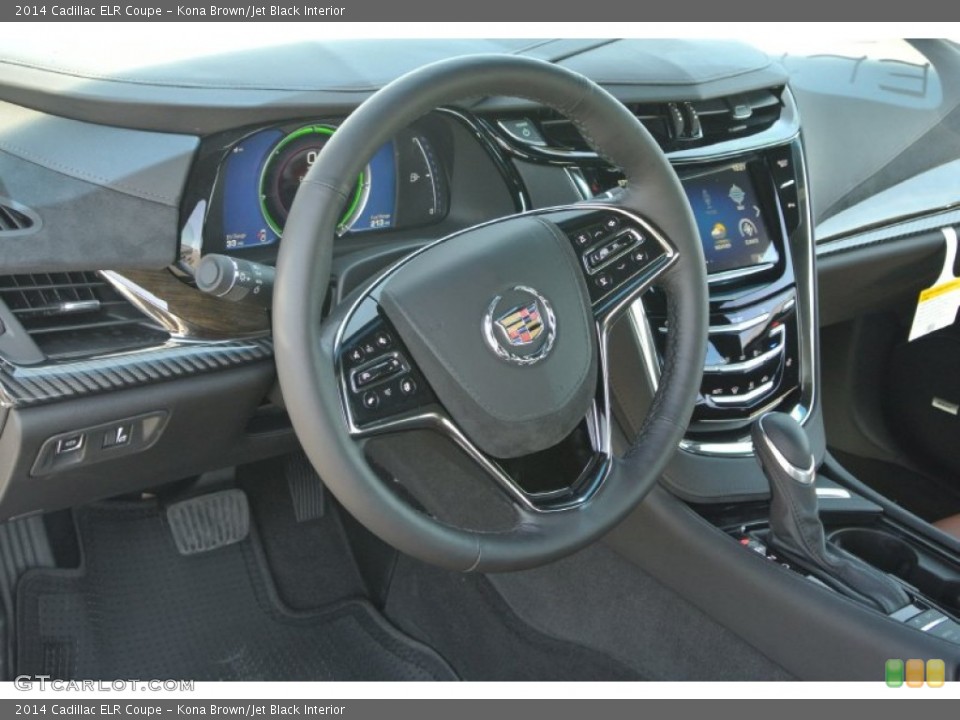 Kona Brown/Jet Black Interior Dashboard for the 2014 Cadillac ELR Coupe #99468988