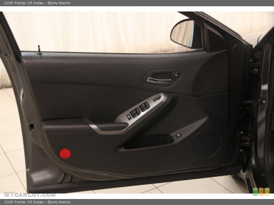 Ebony Interior Door Panel for the 2005 Pontiac G6 Sedan #99472159