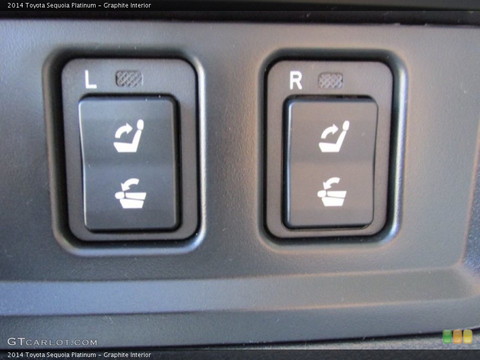 Graphite Interior Controls for the 2014 Toyota Sequoia Platinum #99474238