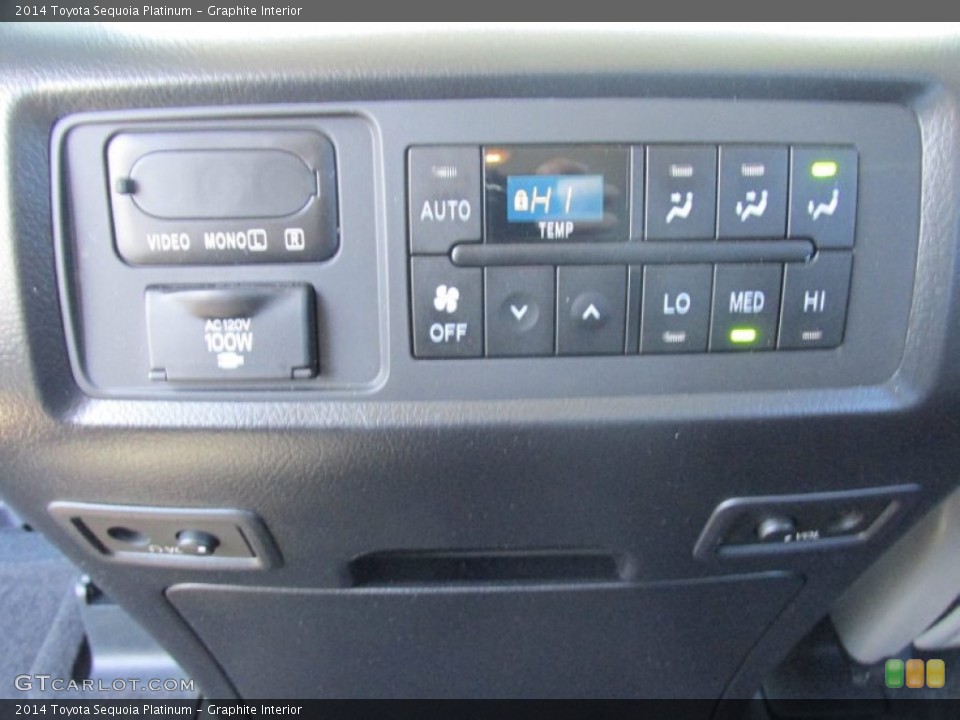 Graphite Interior Controls for the 2014 Toyota Sequoia Platinum #99474592
