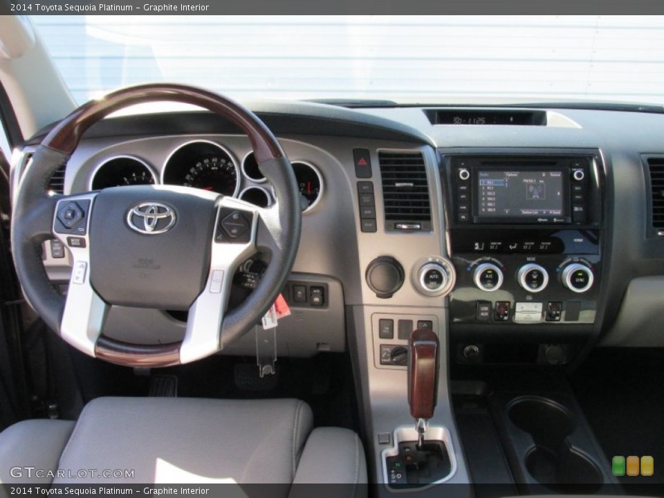 Graphite Interior Dashboard for the 2014 Toyota Sequoia Platinum #99474649