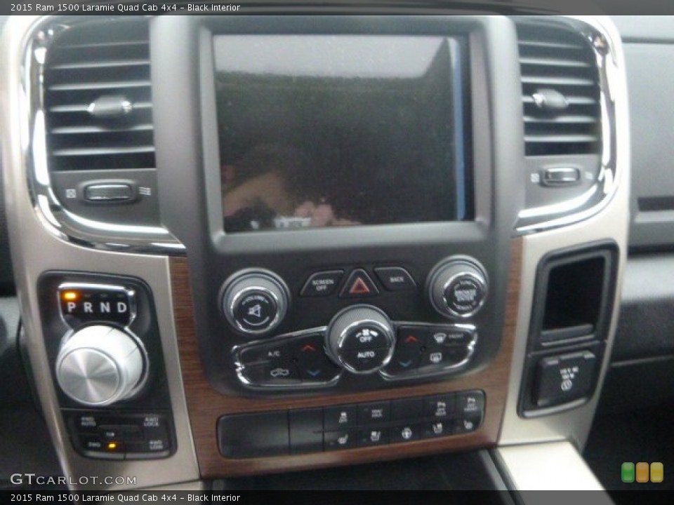 Black Interior Controls for the 2015 Ram 1500 Laramie Quad Cab 4x4 #99475204