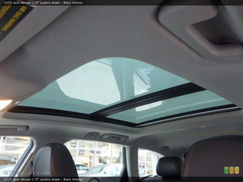 Black Interior Sunroof for the 2013 Audi Allroad 2.0T quattro Avant #99484416