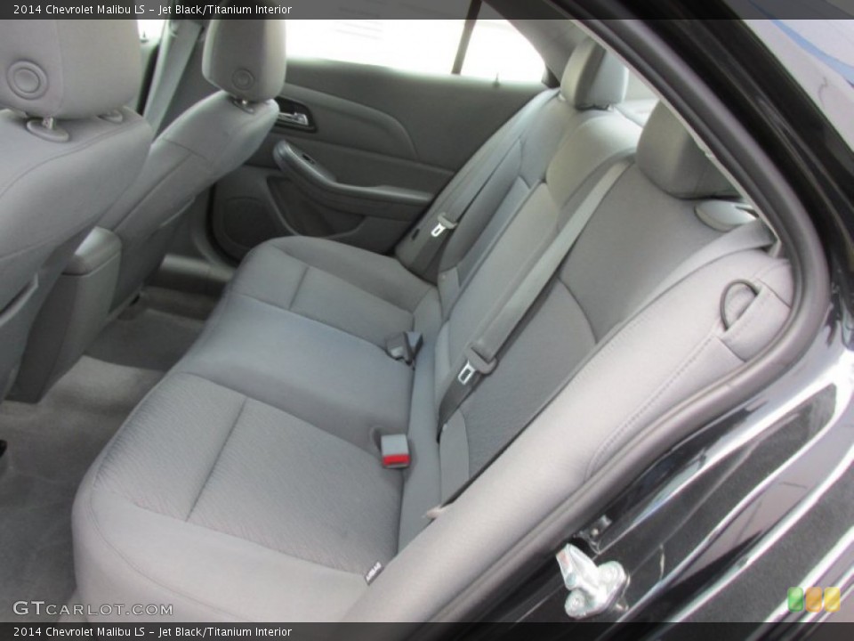 Jet Black/Titanium Interior Rear Seat for the 2014 Chevrolet Malibu LS #99492070