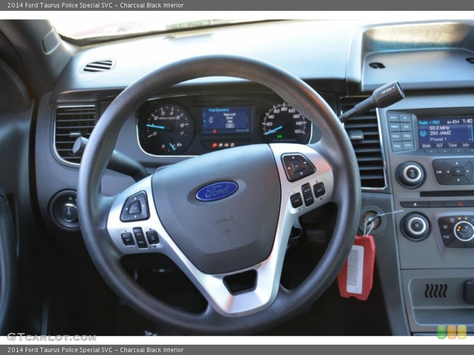 Charcoal Black Interior Steering Wheel for the 2014 Ford Taurus Police Special SVC #99499318