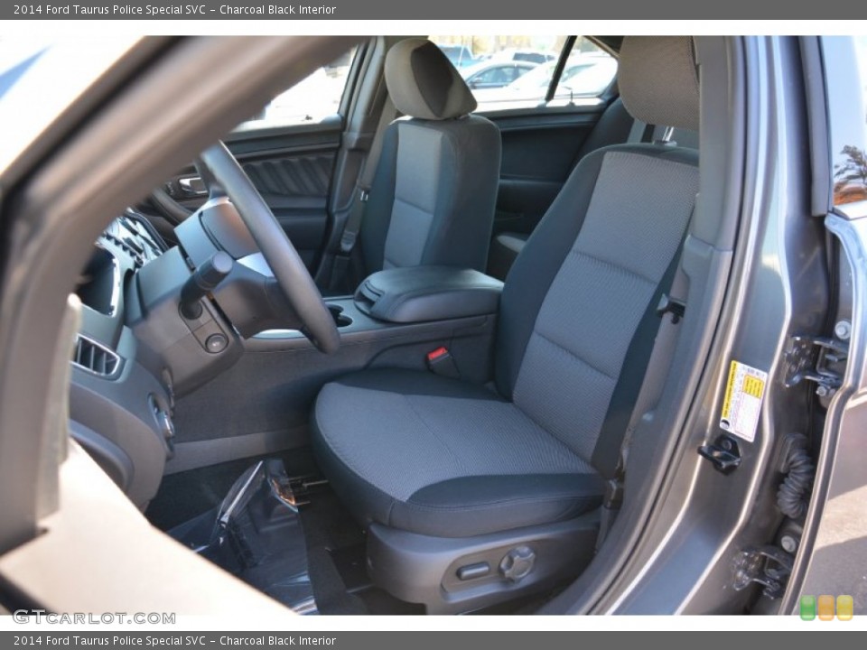 Charcoal Black Interior Front Seat for the 2014 Ford Taurus Police Special SVC #99499363
