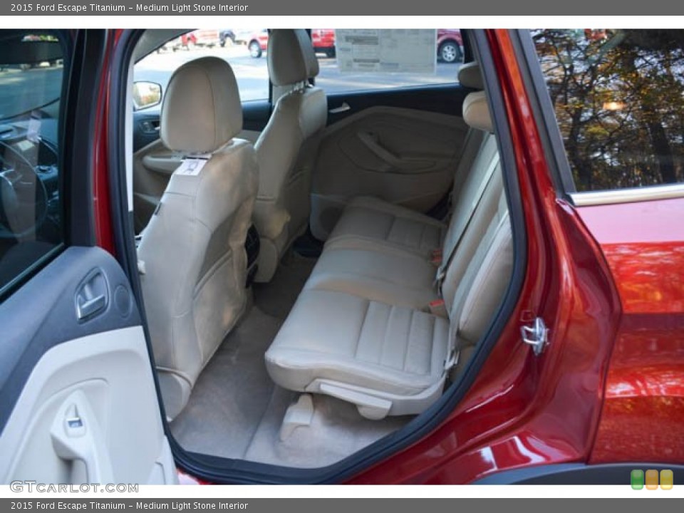 Medium Light Stone Interior Rear Seat for the 2015 Ford Escape Titanium #99500425