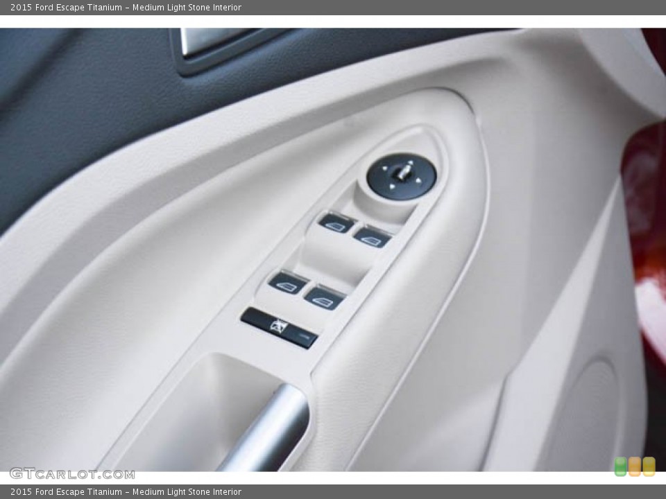 Medium Light Stone Interior Controls for the 2015 Ford Escape Titanium #99500623