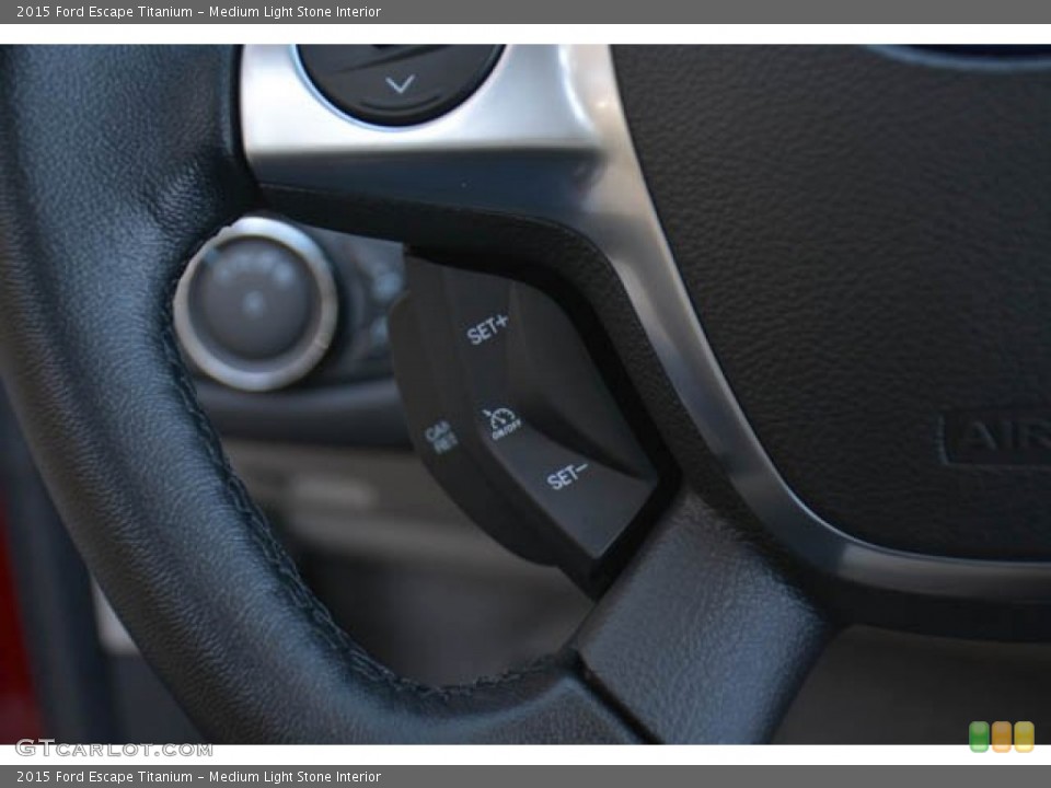 Medium Light Stone Interior Controls for the 2015 Ford Escape Titanium #99500728