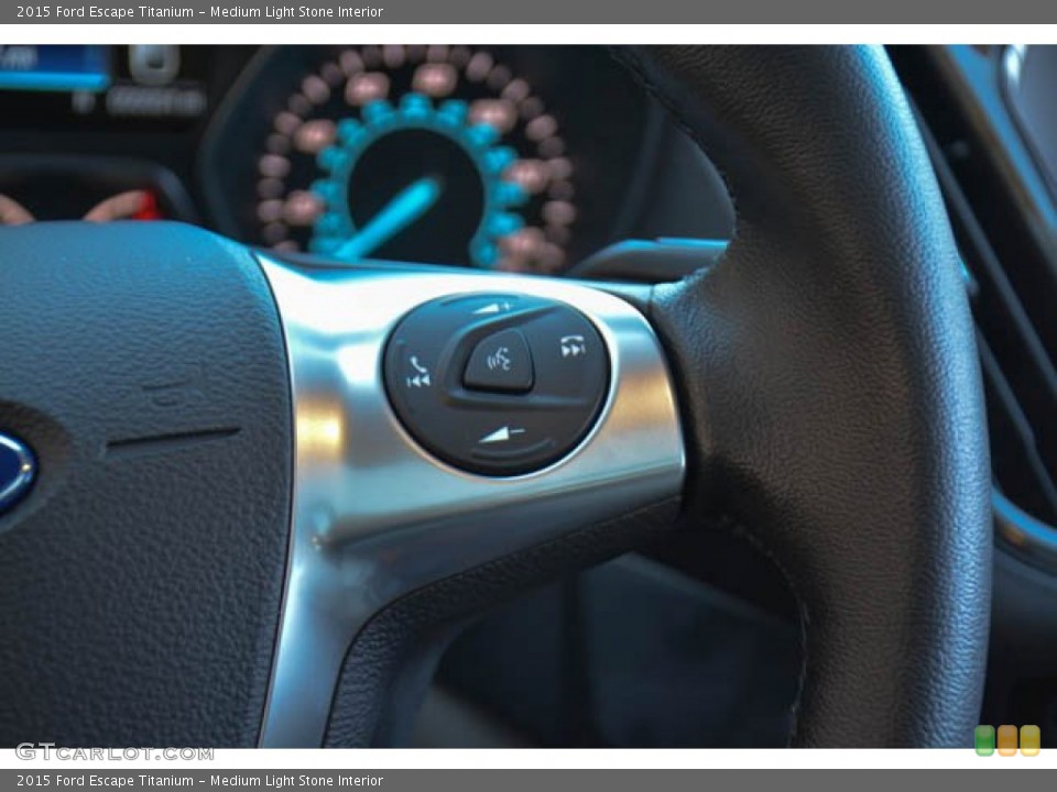 Medium Light Stone Interior Controls for the 2015 Ford Escape Titanium #99500752