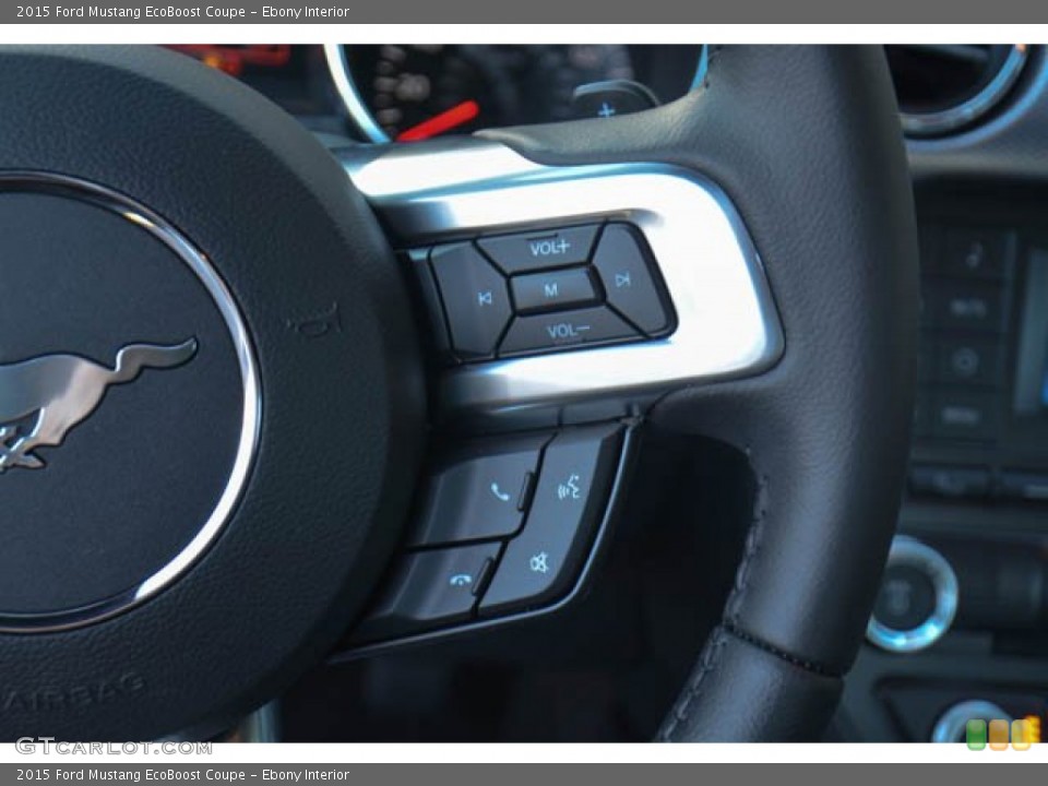Ebony Interior Controls for the 2015 Ford Mustang EcoBoost Coupe #99501298