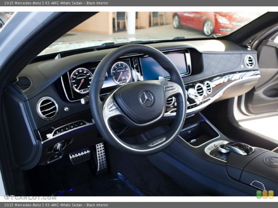 Black Interior Dashboard for the 2015 Mercedes-Benz S 63 AMG 4Matic Sedan #99505072