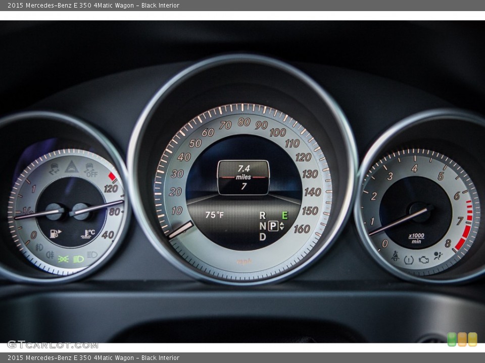 Black Interior Gauges for the 2015 Mercedes-Benz E 350 4Matic Wagon #99510103