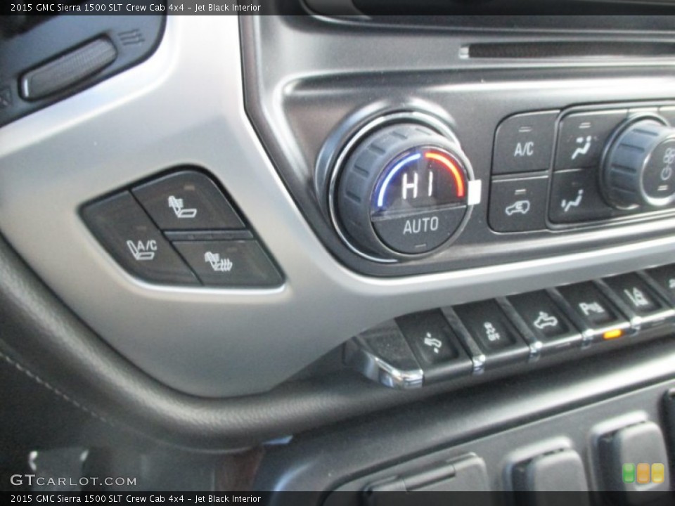 Jet Black Interior Controls for the 2015 GMC Sierra 1500 SLT Crew Cab 4x4 #99519025