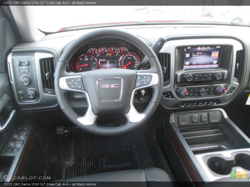 Jet Black Interior Dashboard For The 2015 Gmc Sierra 1500