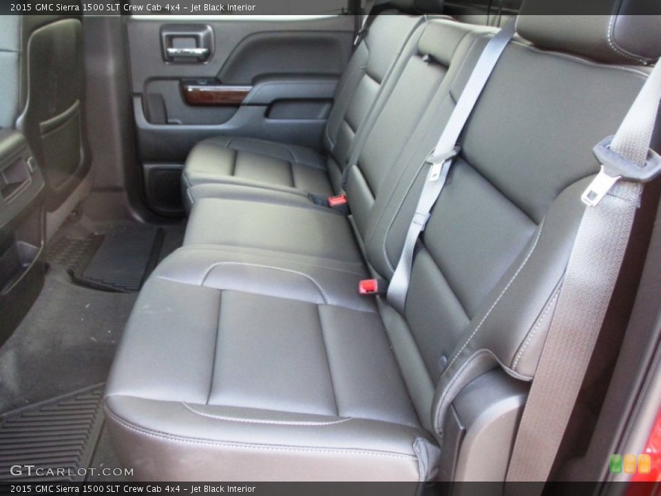 Jet Black Interior Rear Seat for the 2015 GMC Sierra 1500 SLT Crew Cab 4x4 #99519241