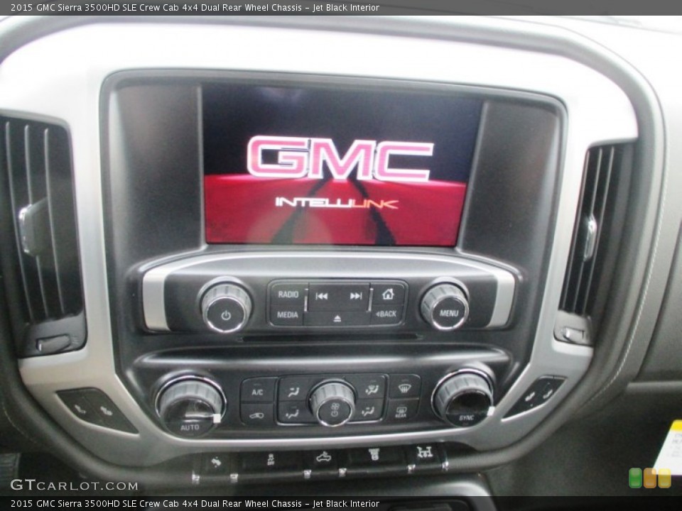 Jet Black Interior Controls for the 2015 GMC Sierra 3500HD SLE Crew Cab 4x4 Dual Rear Wheel Chassis #99520168