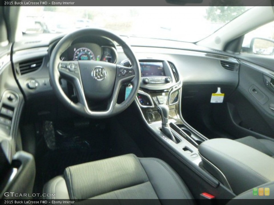 Ebony 2015 Buick LaCrosse Interiors