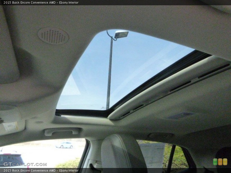 Ebony Interior Sunroof for the 2015 Buick Encore Convenience AWD #99522166