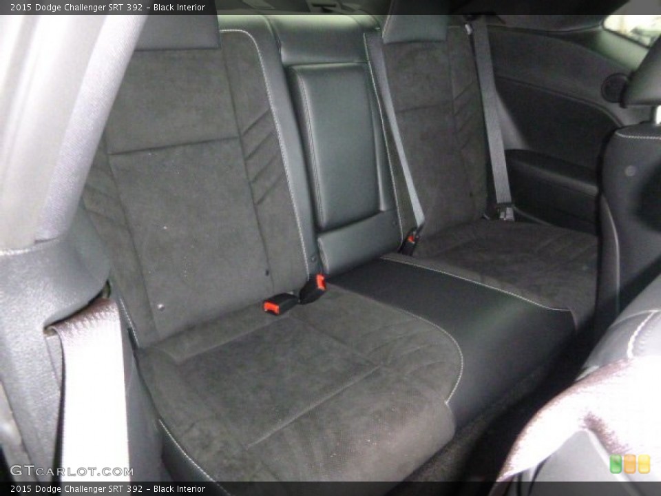 Black Interior Rear Seat for the 2015 Dodge Challenger SRT 392 #99525213