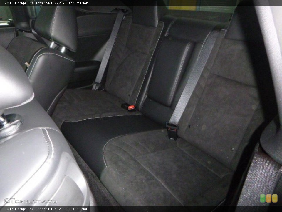 Black Interior Rear Seat for the 2015 Dodge Challenger SRT 392 #99525307