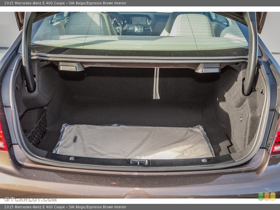 Silk Beige/Espresso Brown Interior Trunk for the 2015 Mercedes-Benz E 400 Coupe #99527490