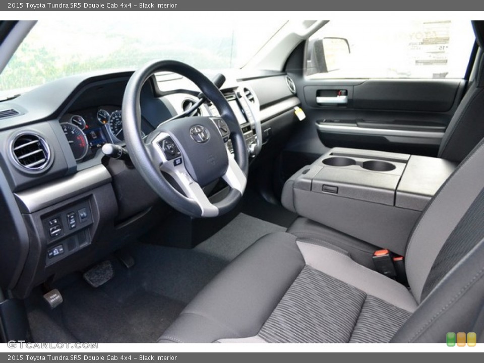 Black Interior Prime Interior for the 2015 Toyota Tundra SR5 Double Cab 4x4 #99543573