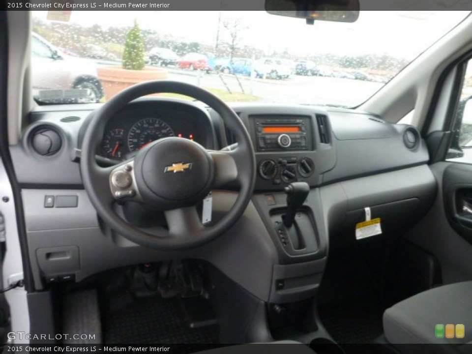 Medium Pewter Interior Dashboard for the 2015 Chevrolet City Express LS #99544469