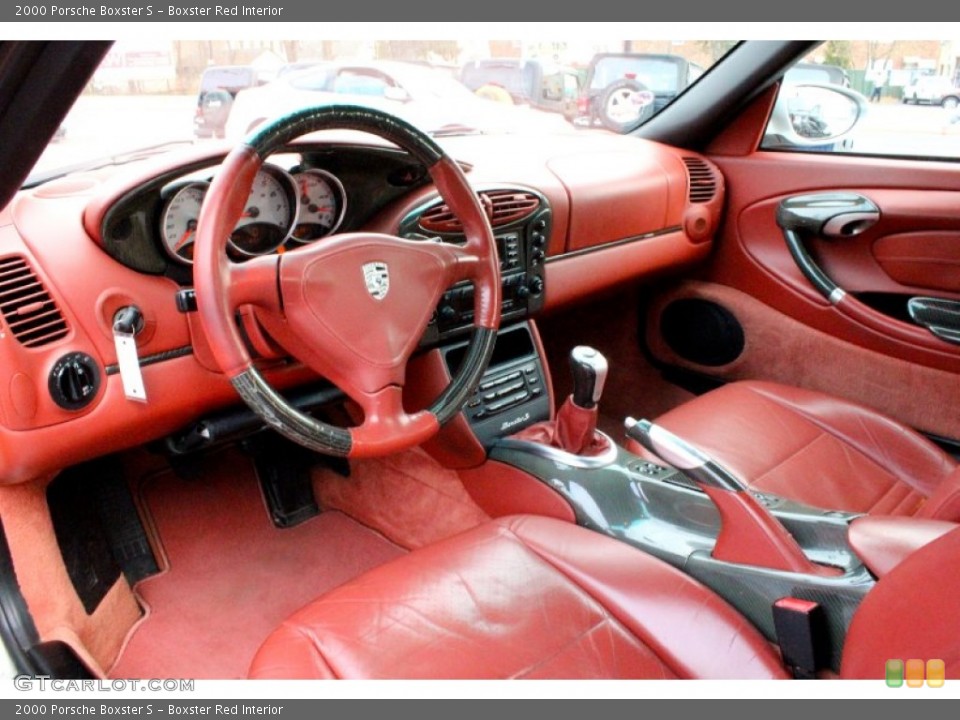 Boxster Red 2000 Porsche Boxster Interiors