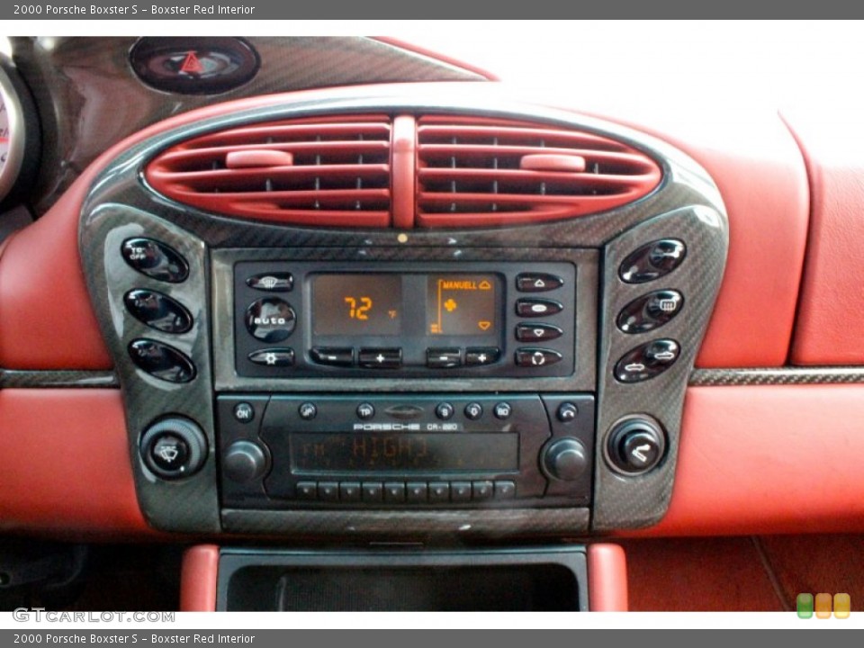 Boxster Red Interior Controls for the 2000 Porsche Boxster S #99550186