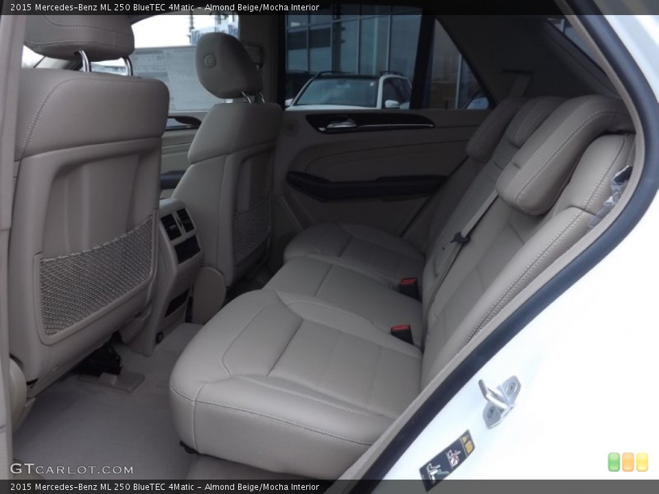 Almond Beige/Mocha Interior Rear Seat for the 2015 Mercedes-Benz ML 250 BlueTEC 4Matic #99554947